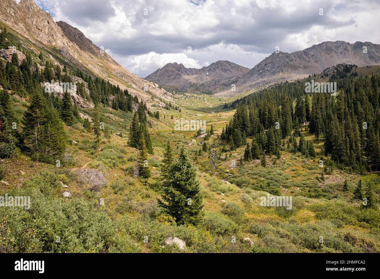 Wild basin in the HunterFryingpan Wilderness, Colorado Stock Photo Alamy
