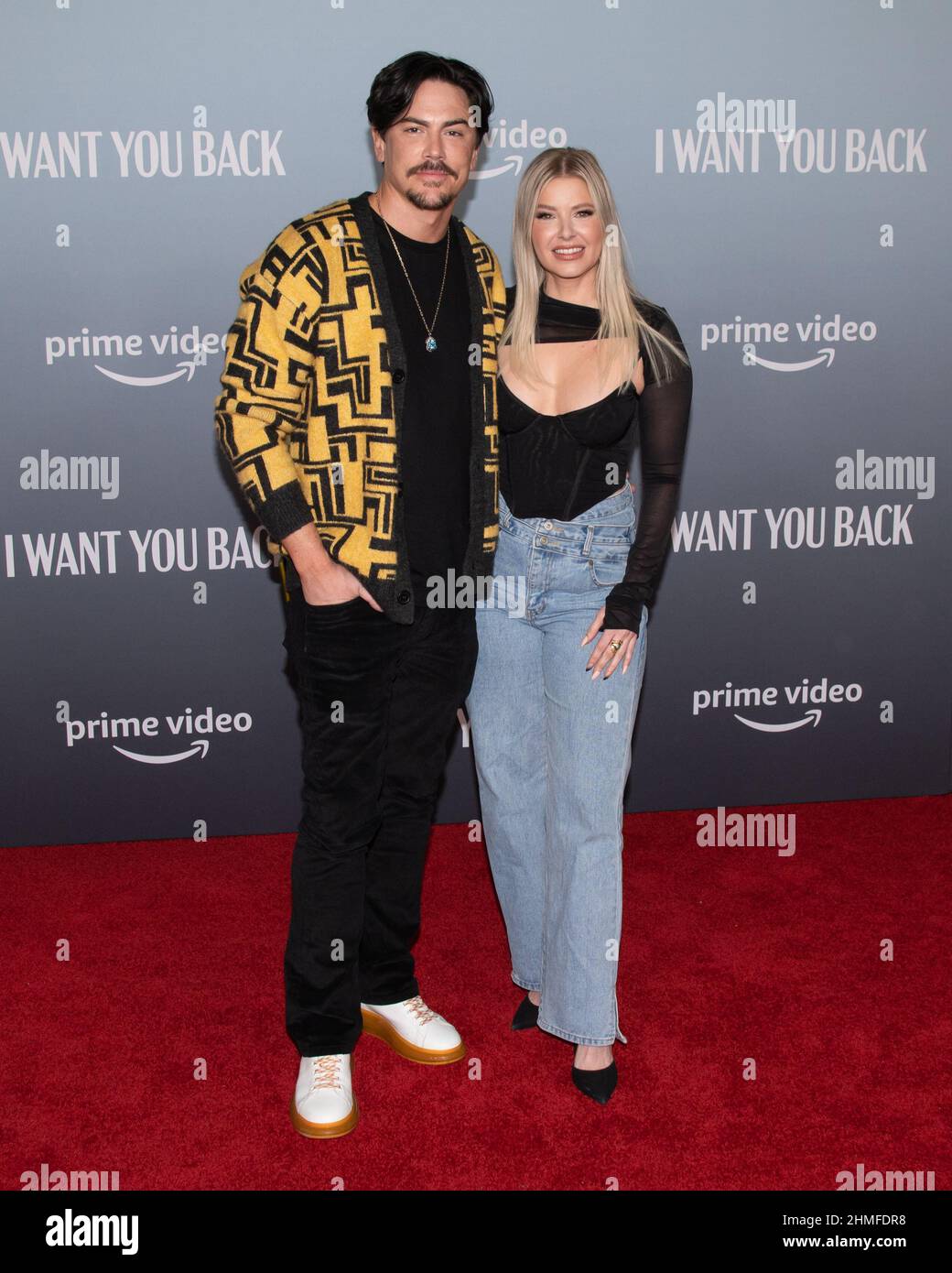 08 February 2022 - Los Angeles, California - Tom Sandoval and Ariana Madix.  Amazon Prime Videoâ€™s Los Angeles Premiere ''I Want You Back' (Credit  Image: © Billy Bennight/AdMedia via ZUMA Press Wire