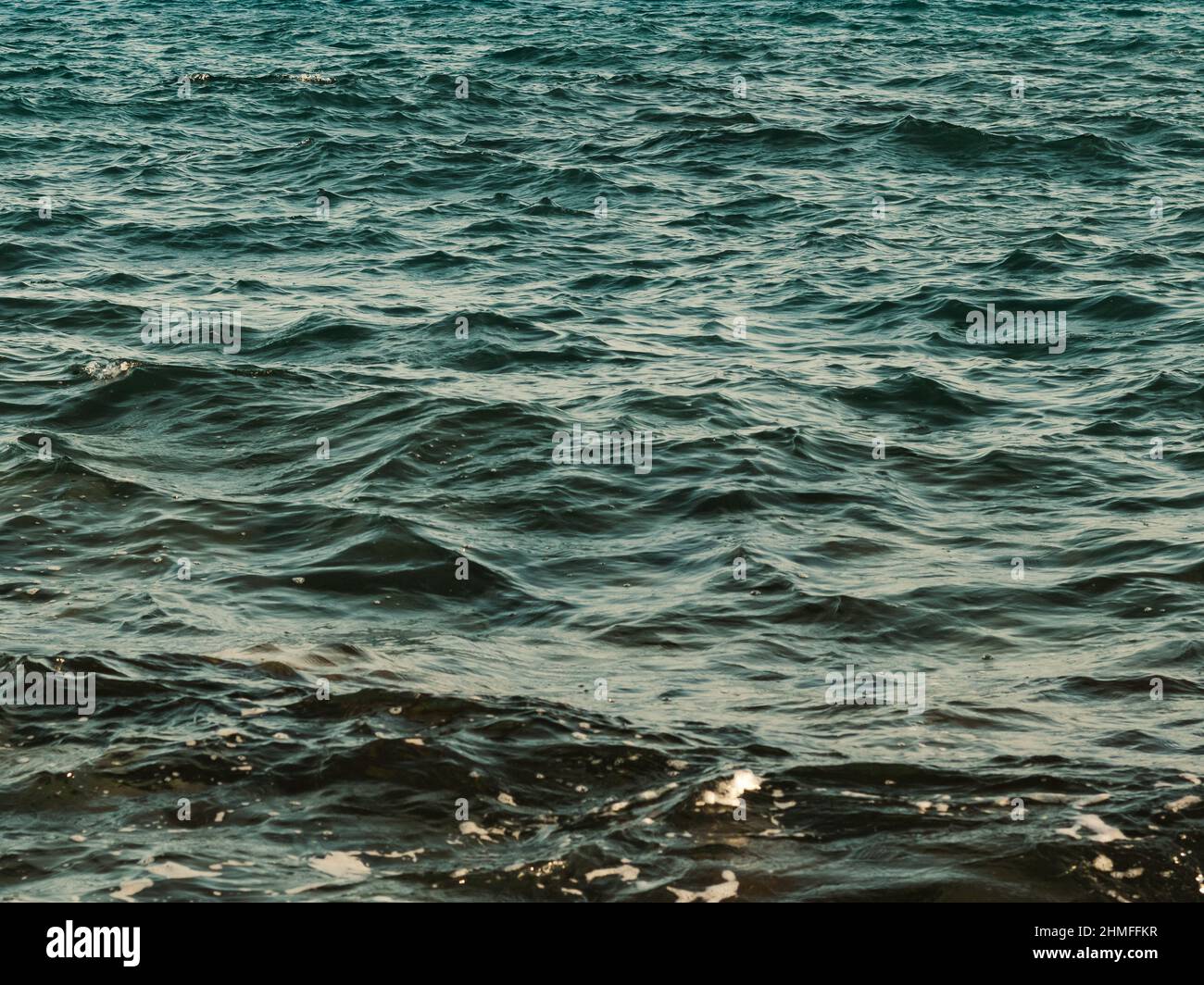 water surface texture. Deep sea waves Stock Photo