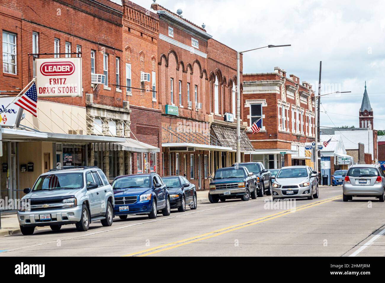 Downtown small town illinois hires stock photography and images Alamy