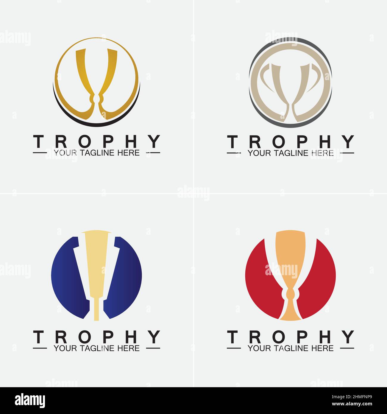 Trophy vector logo icon.champions trophy logo icon for winner award ...