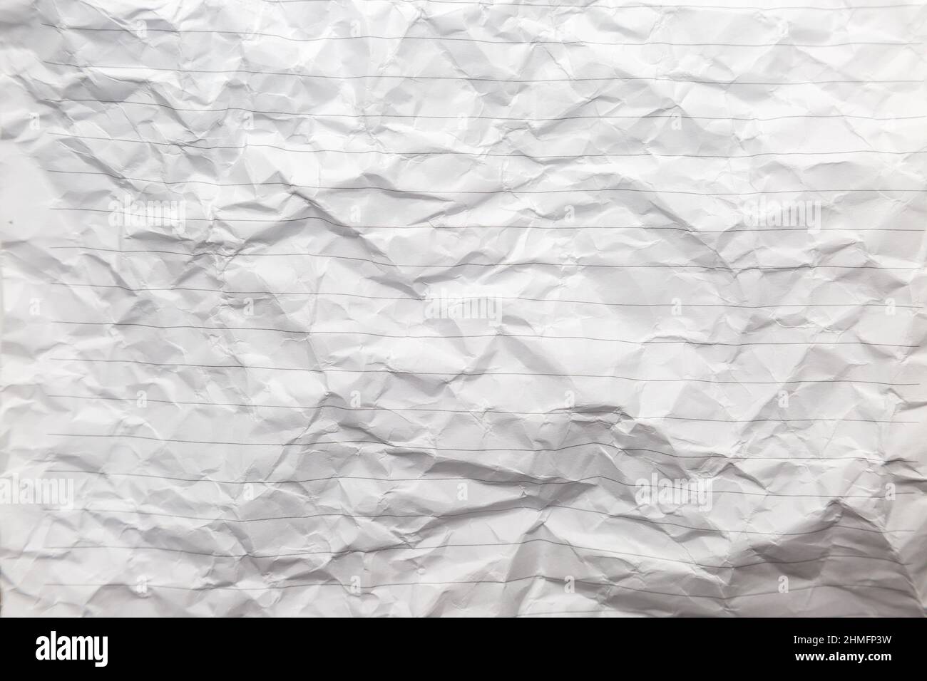 crumpled of white blank paper with line background Stock Photo Alamy