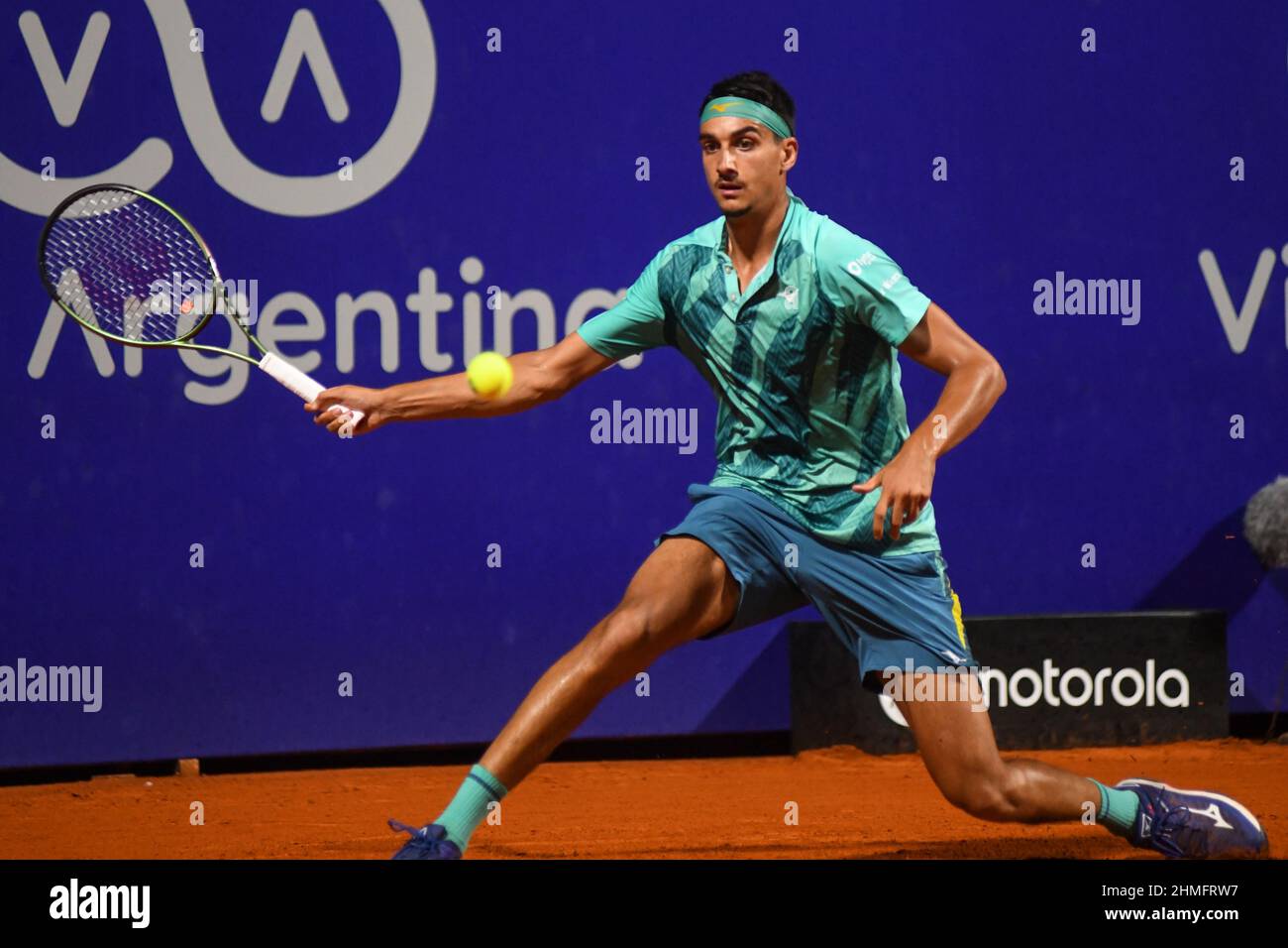 Lorenzo Sonego (Italy). Argentina Open 2022 Stock Photo