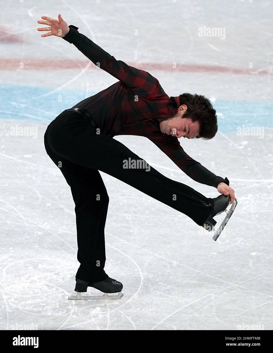 Canada's Keegan Messing during the Men Single Skating - Free Skating on day six of the Beijing 2022 Winter Olympic Games at the Capital Indoor Stadium in China. Picture date: Thursday February 10, 2022. Stock Photo