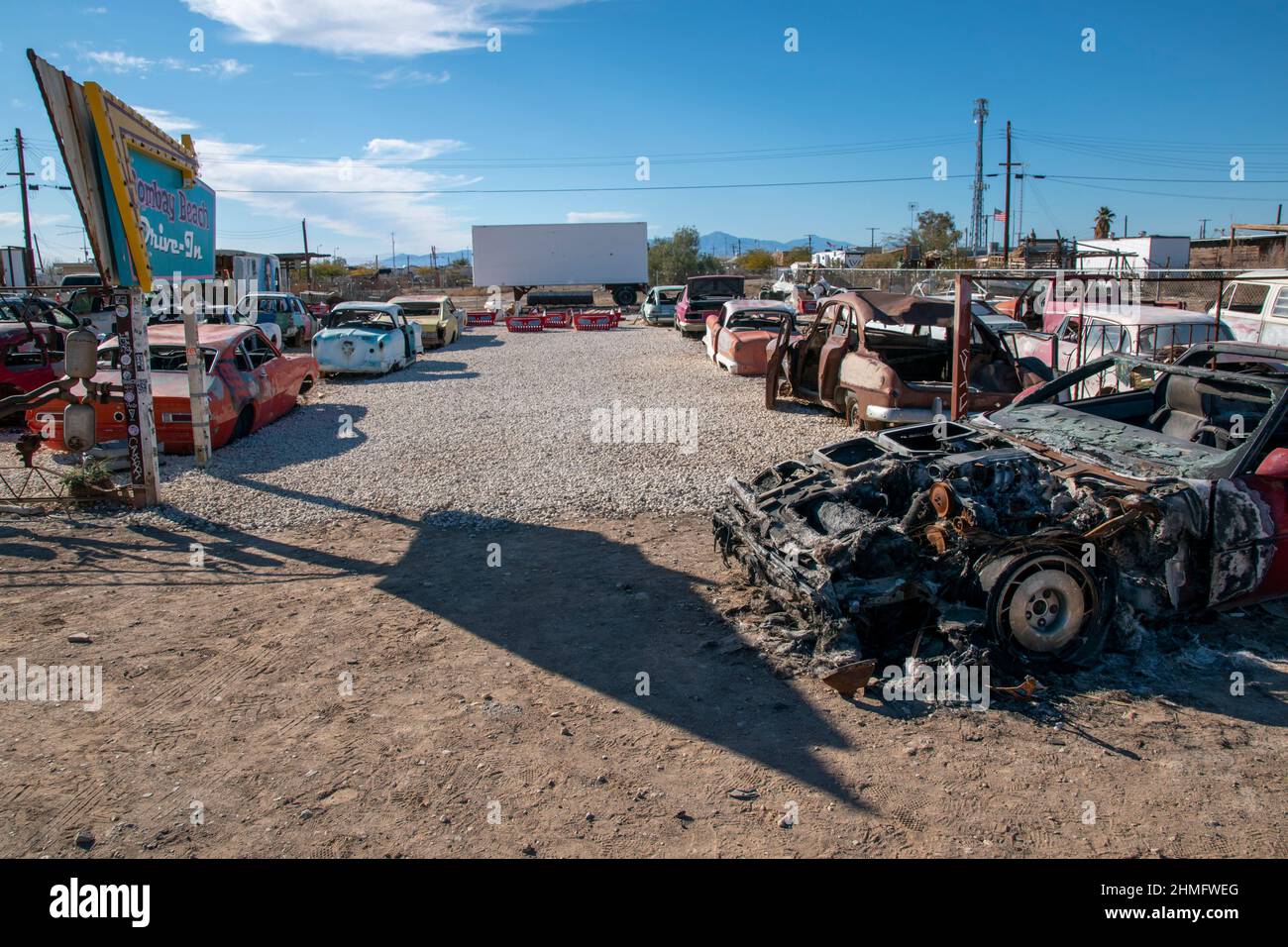 Bombay Beach is a haven for artwork on the shoreline of Salton Sea in