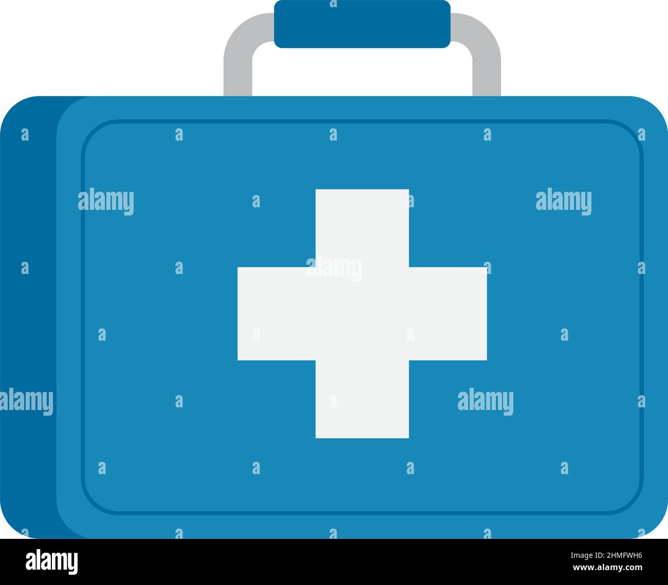 blue first aid kit Stock Vector Image & Art Alamy