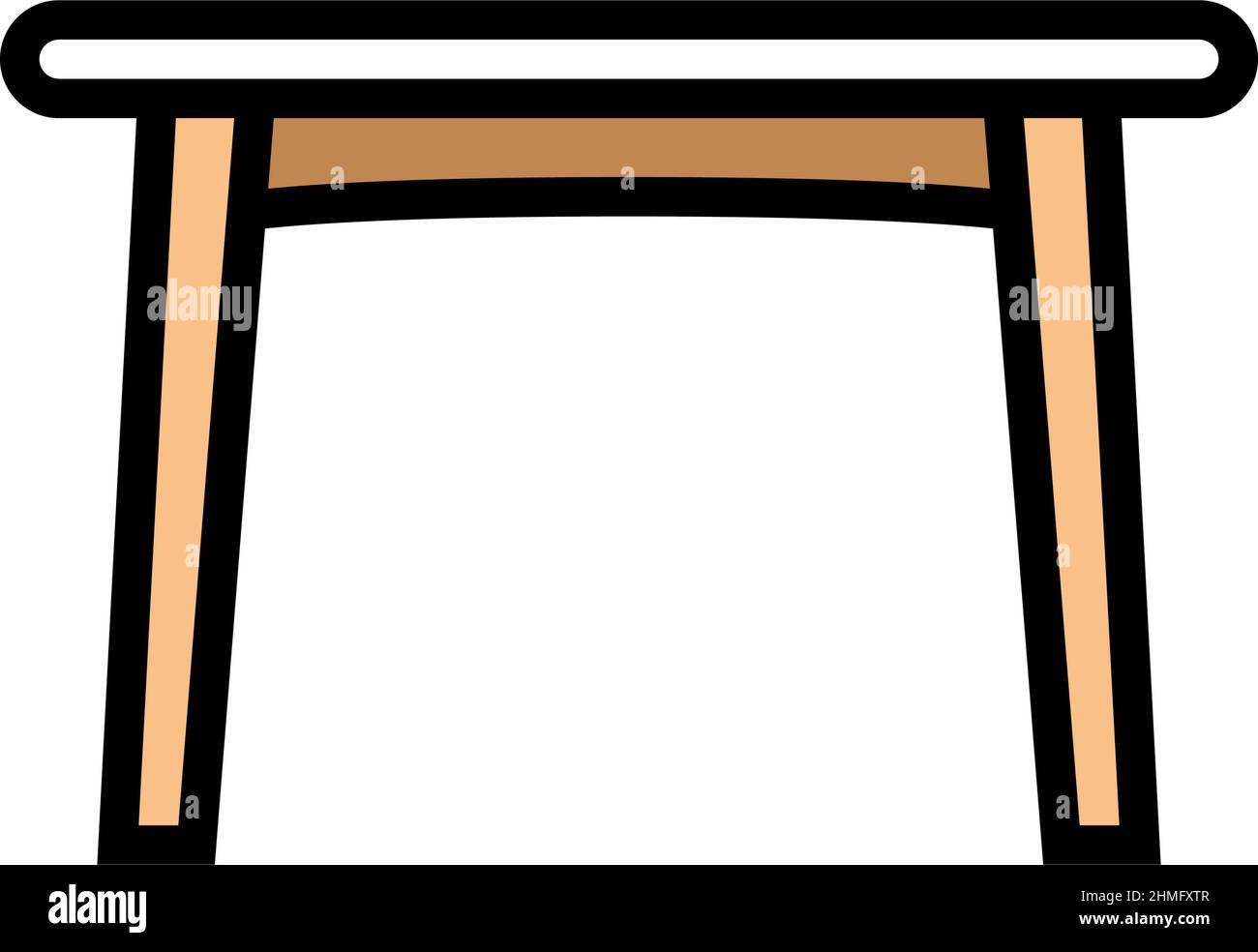 table dinning color icon vector illustration Stock Vector Image & Art ...