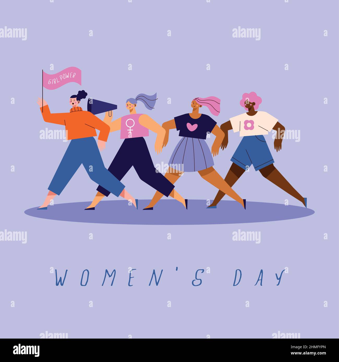 Womens day invitation card style stock vector image art alamy