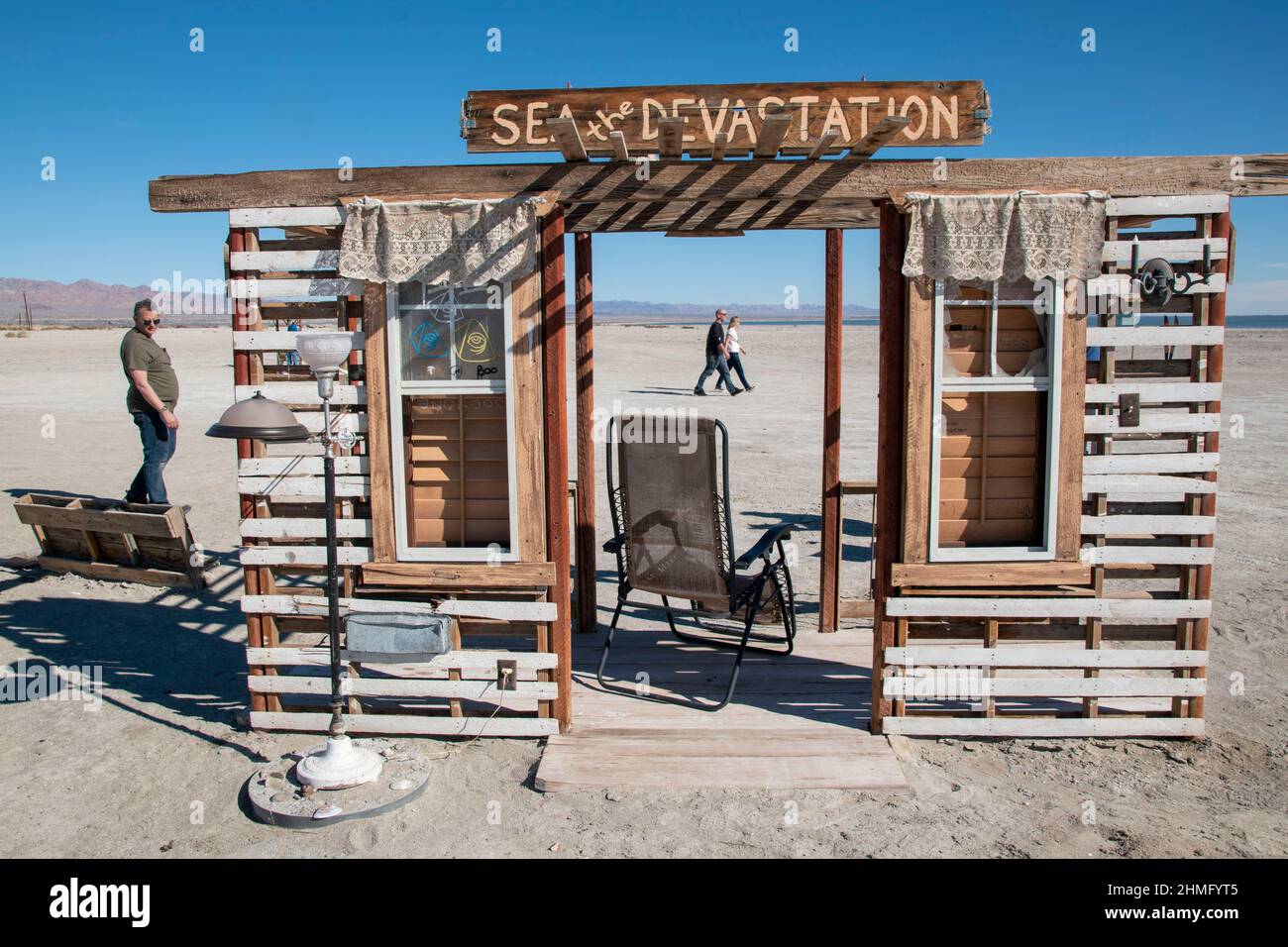 Bombay Beach is a haven for artwork on the shoreline of Salton Sea in