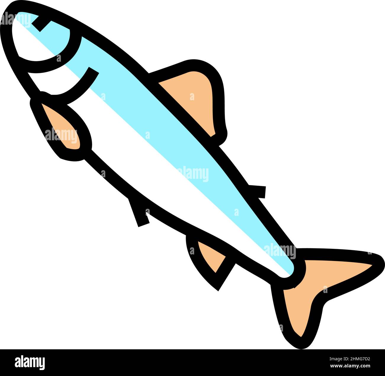 parr salmon color icon vector illustration Stock Vector Image & Art Alamy