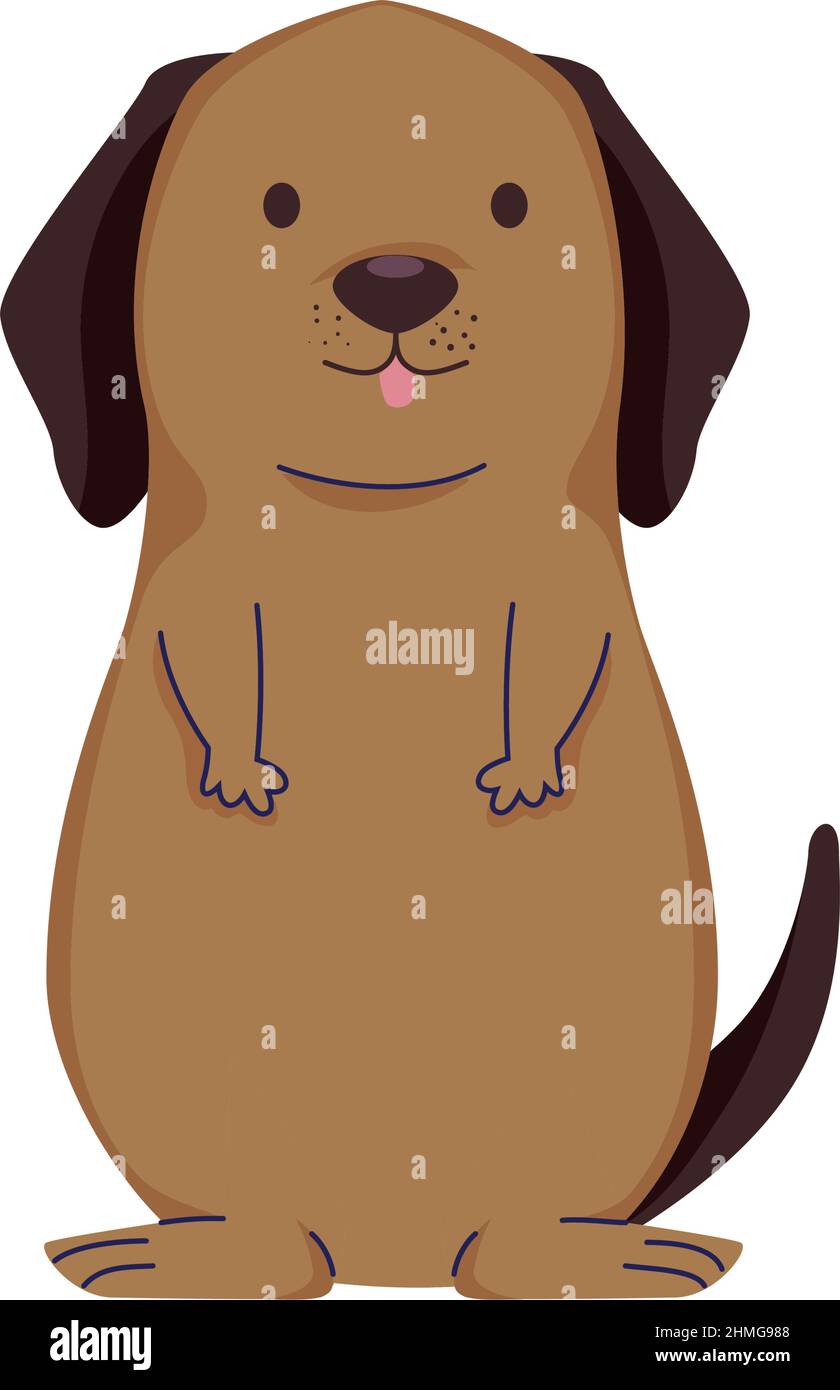 cute dog animal Stock Vector Image & Art - Alamy