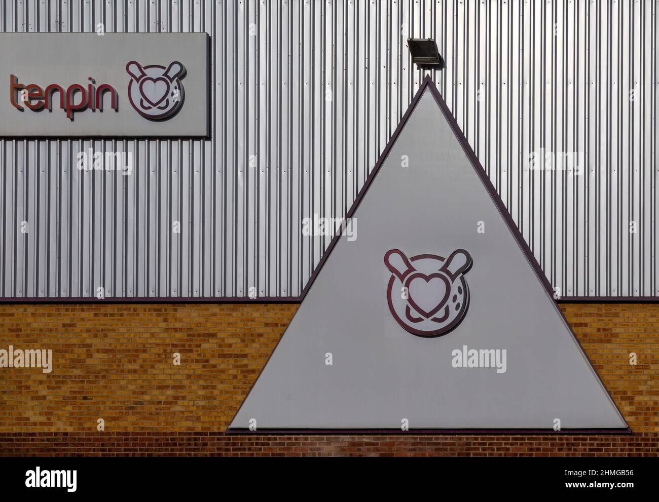 Logo symbol for TenPin ten pin Bowling, Martlesham Heath, Suffolk