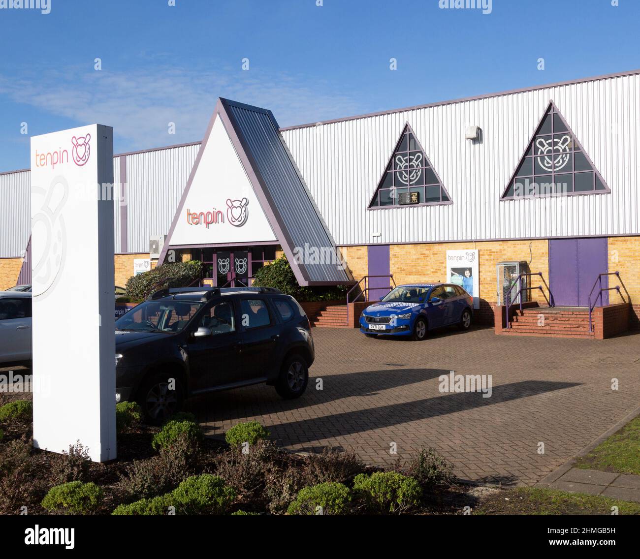 TenPin ten pin Bowling, Martlesham Heath, Suffolk, England, UK TenPin