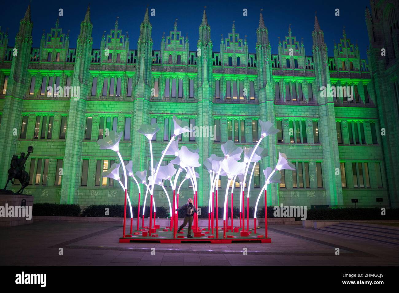 Caitlin Kurtto takes a closer look at the Trumpet Flowers, created by