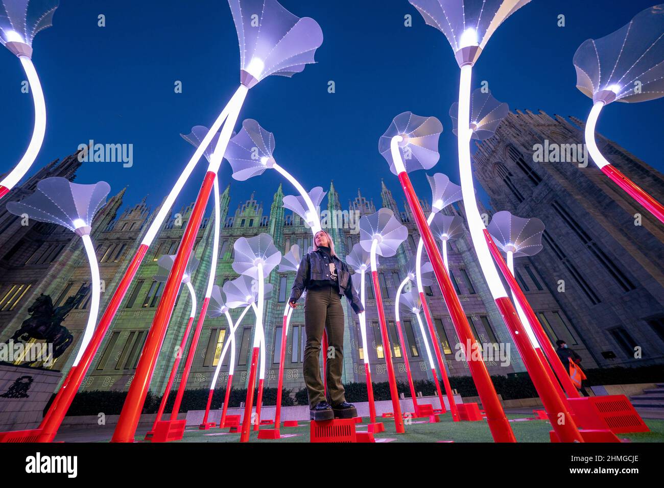 Caitlin Kurtto takes a closer look at the Trumpet Flowers, created by