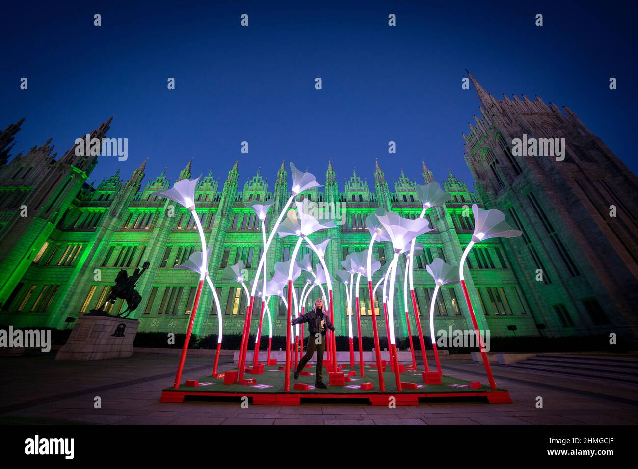 Caitlin Kurtto takes a closer look at the Trumpet Flowers, created by