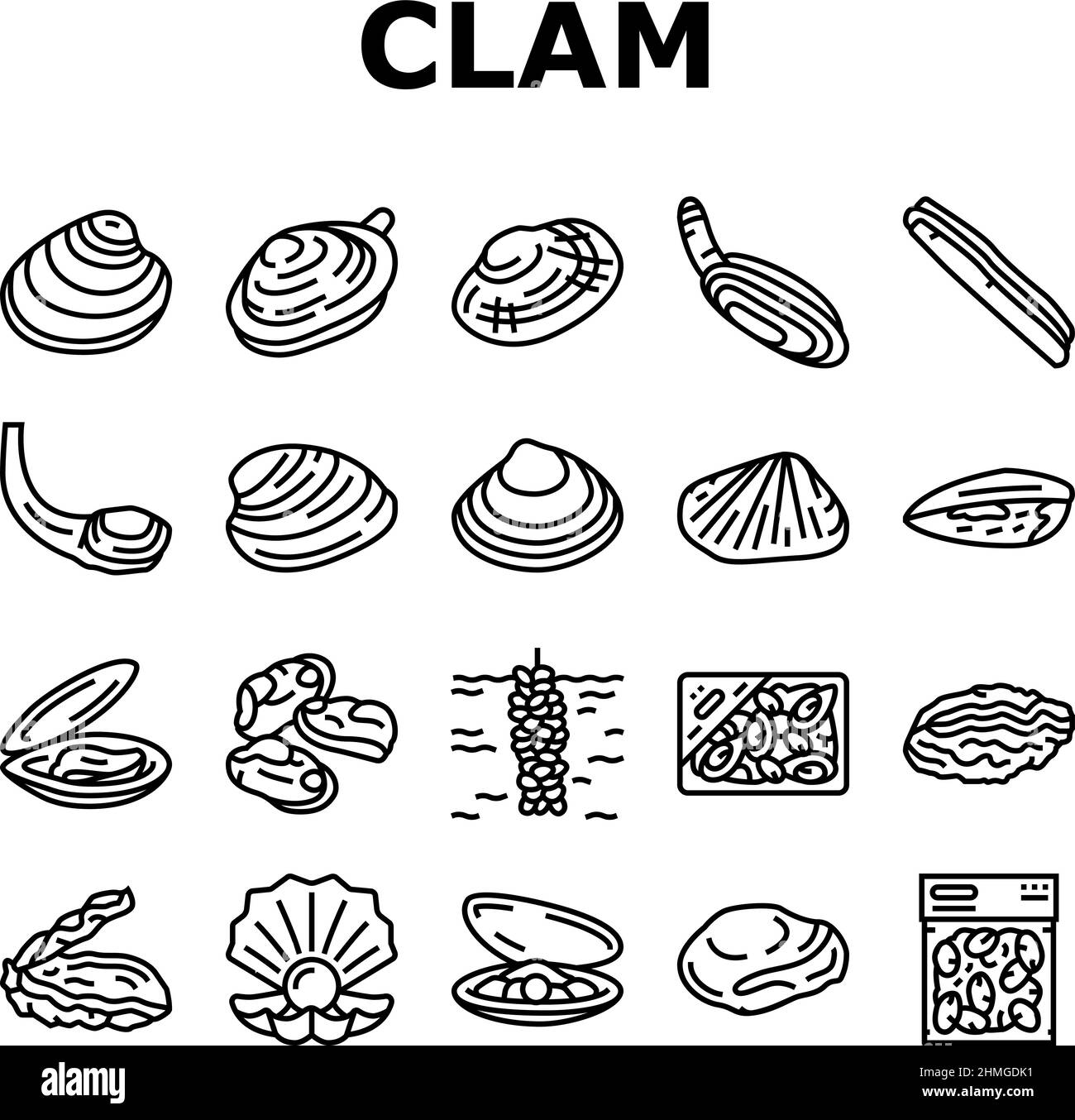 Clam farm Black and White Stock Photos & Images Alamy