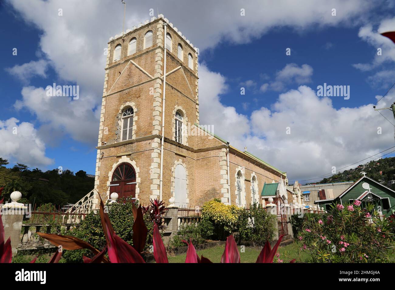 Holy Trinity Anglican Church, Trinity Church Road, Castries, Saint Lucia, Windward Islands, Lesser Antilles, West Indies, Caribbean Sea Stock Photo