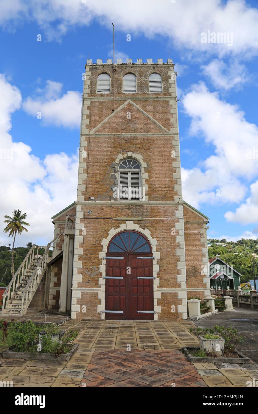 Holy Trinity Anglican Church, Trinity Church Road, Castries, Saint Lucia, Windward Islands, Lesser Antilles, West Indies, Caribbean Sea Stock Photo