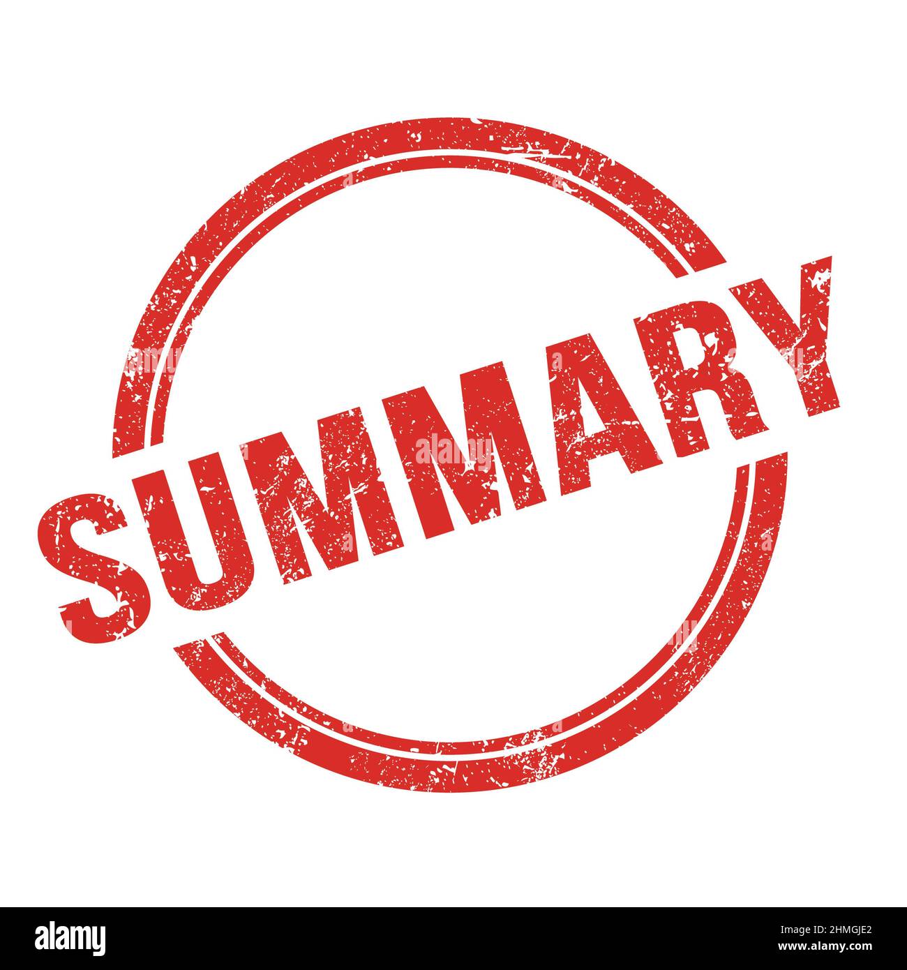 Summary stamp sign round hi-res stock photography and images - Alamy