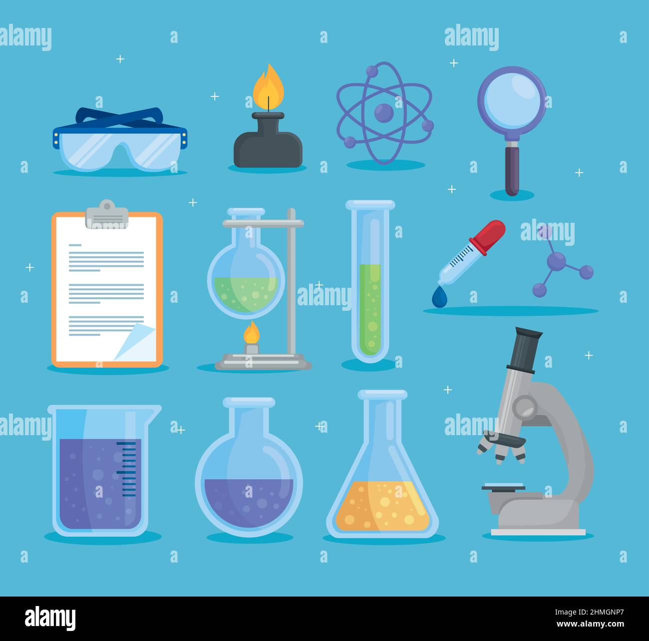 lab chemistry icons Stock Vector Image & Art - Alamy