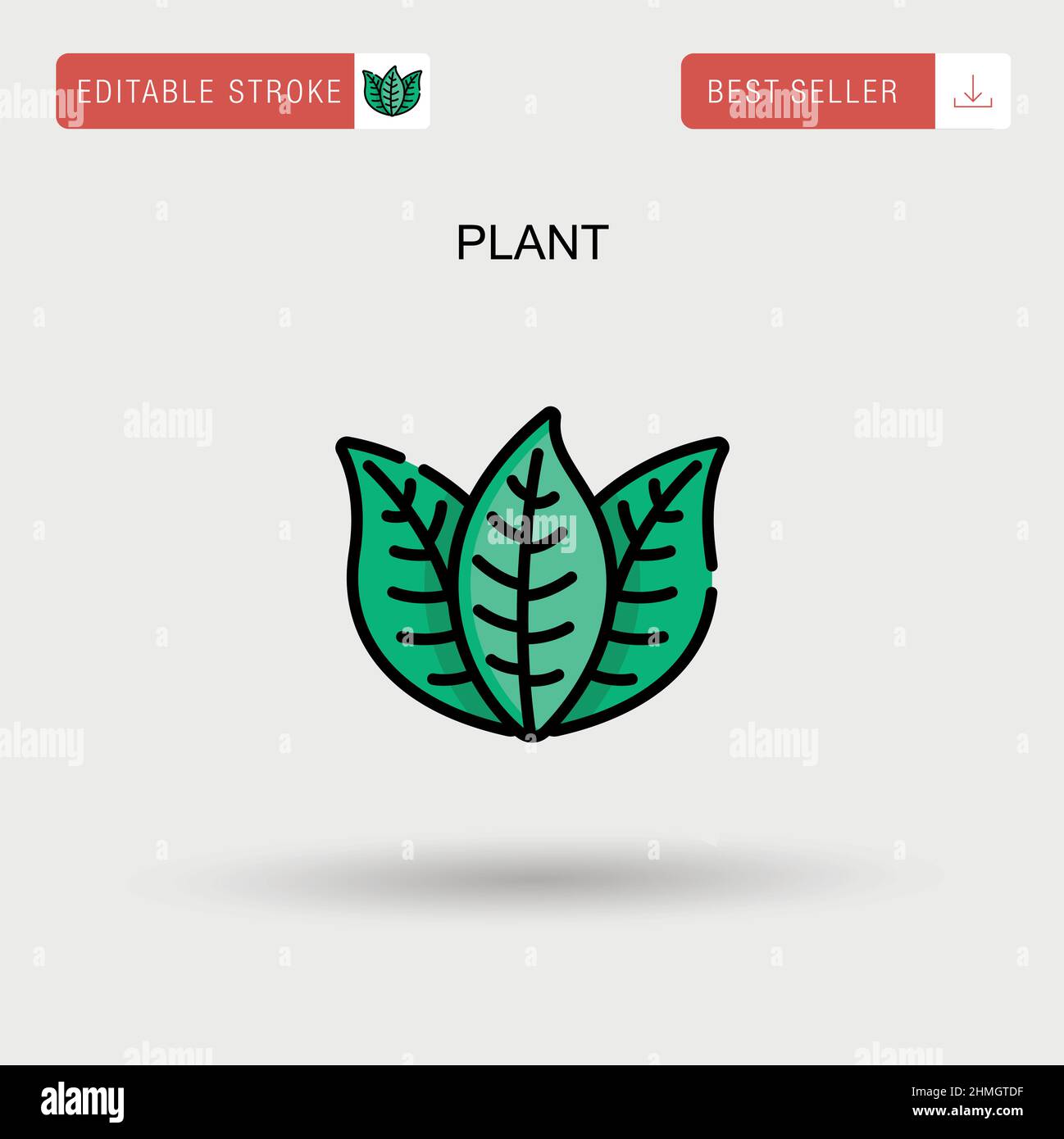 Plant Simple vector icon Stock Vector Image & Art - Alamy