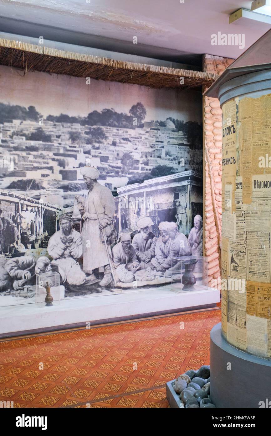 A recreation of an old advertisement, poster board for newspapers and