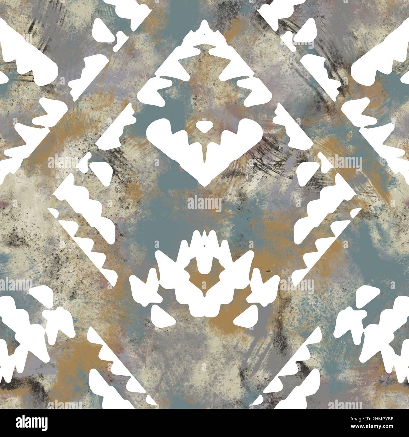 Seamless neutral and white grungy classic abstract surface pattern ...