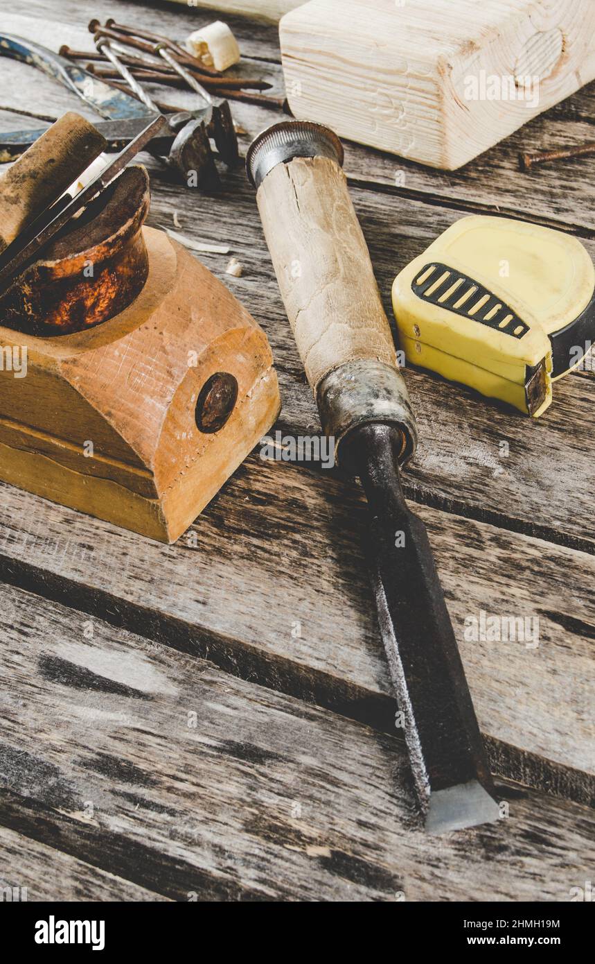 Chisel isolated hi-res stock photography and images - Alamy