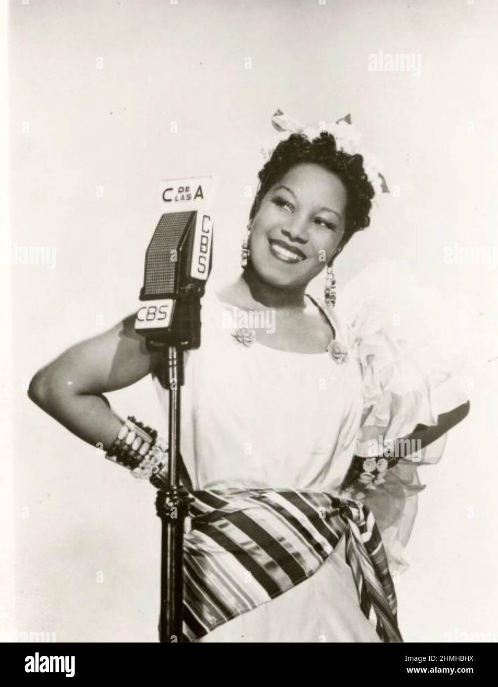 EUSEBIA COSME (1908-1976) Afro-Cuban poetry reciter and film actress about 1945 Stock Photo