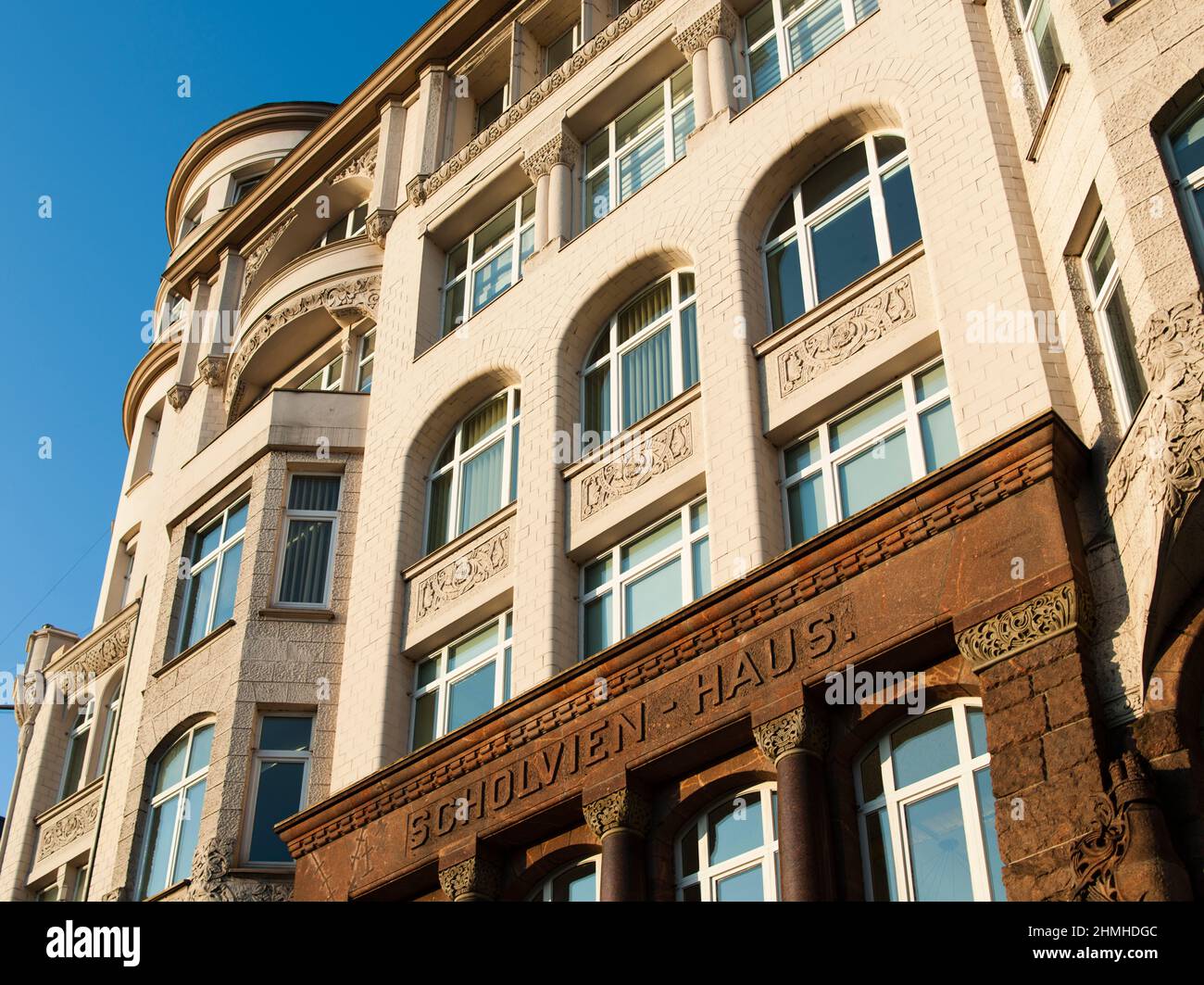 Scholvien House in Hamburg Stock Photo Alamy