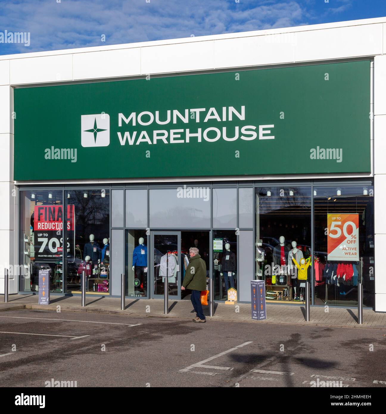 Mountain Warehouse shop at Martlesham Heath retail park, Martlesham