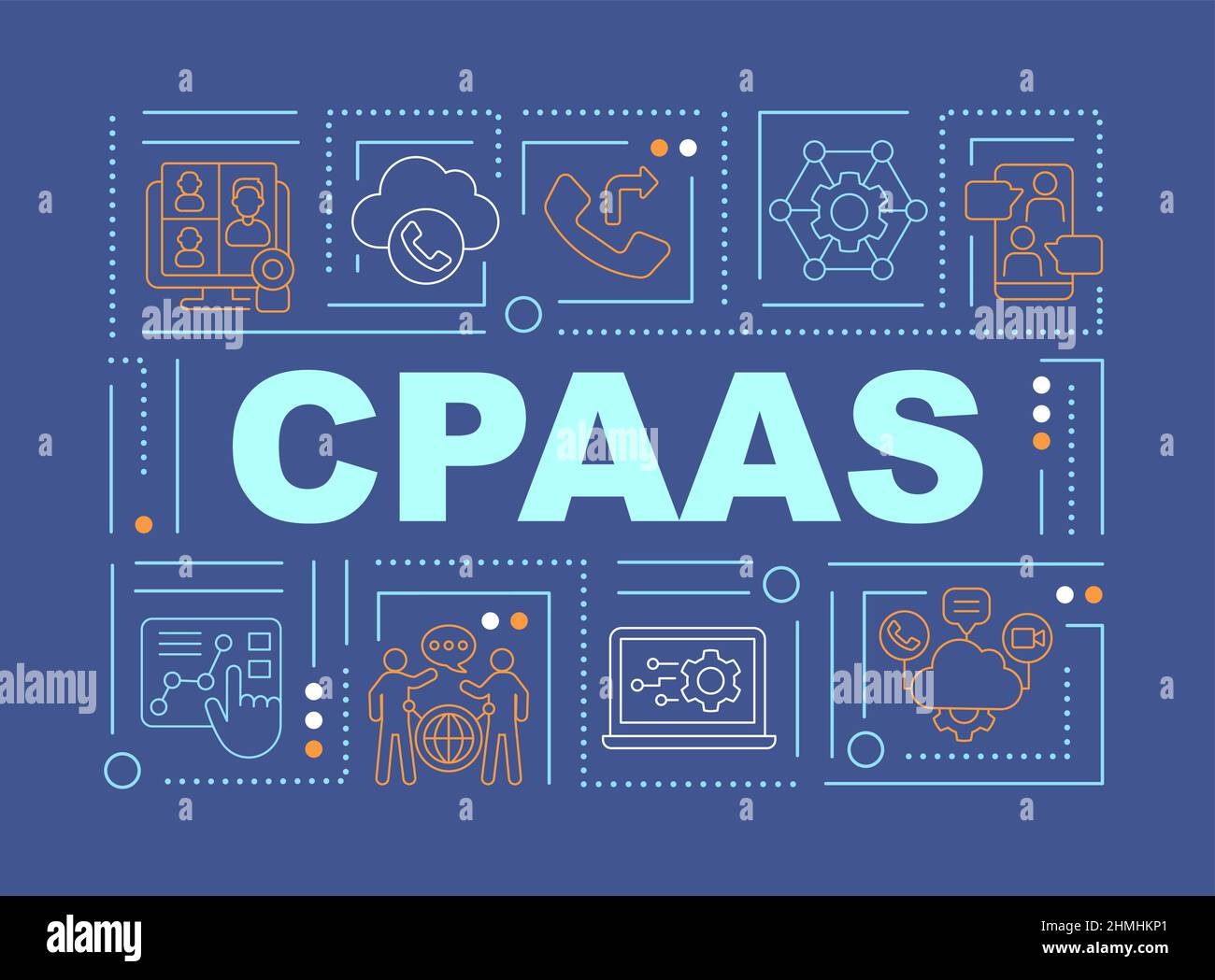 CPAAS word concepts blue banner Stock Vector Image & Art - Alamy