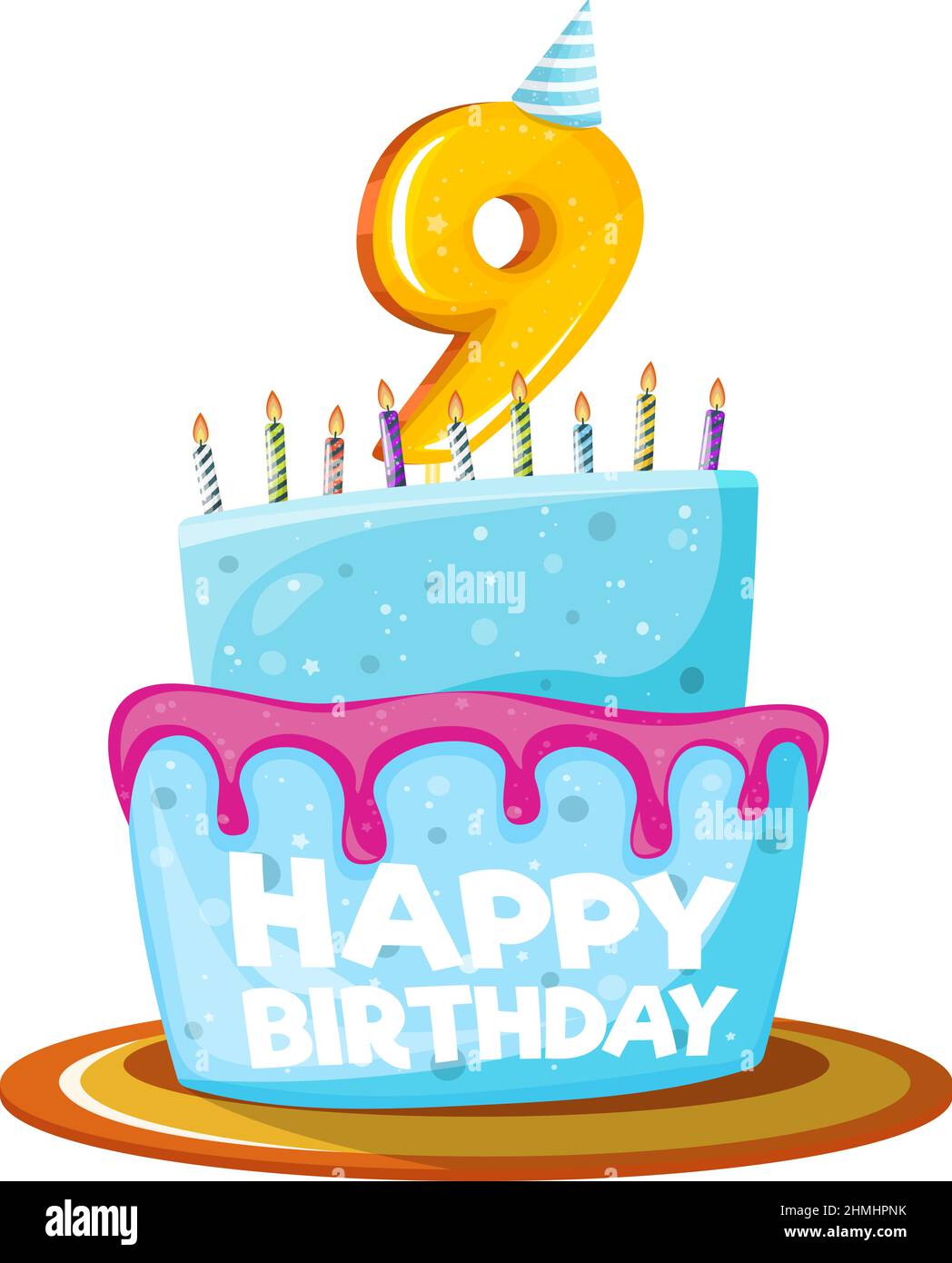 Happy Birthday cake isolated element Stock Vector Image & Art - Alamy Happy Birthday cake isolated element Stock Vector Image & Art - Alamy