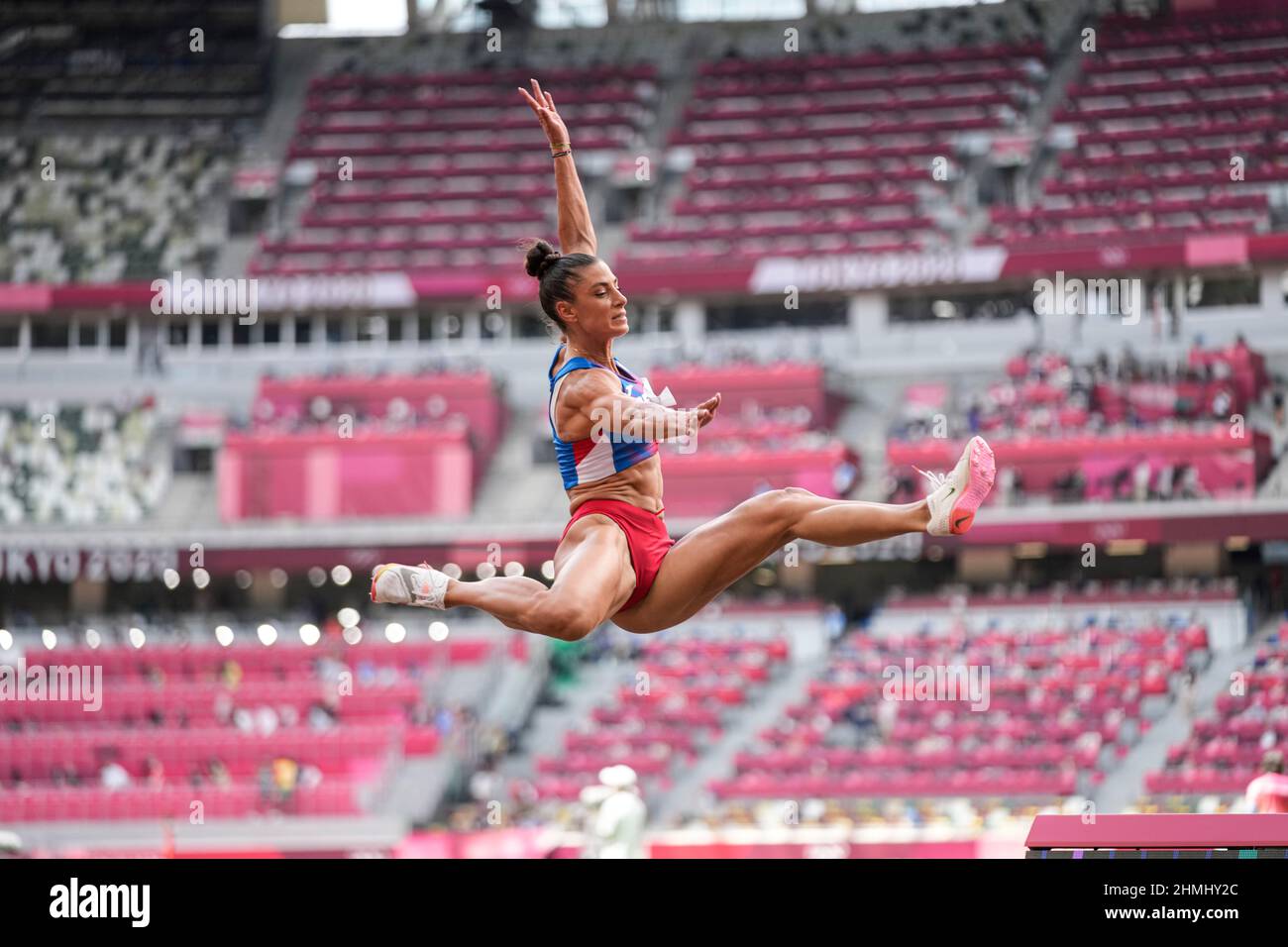 Ivana Spanovic participating in the Tokyo 2020 Olympic Games in the