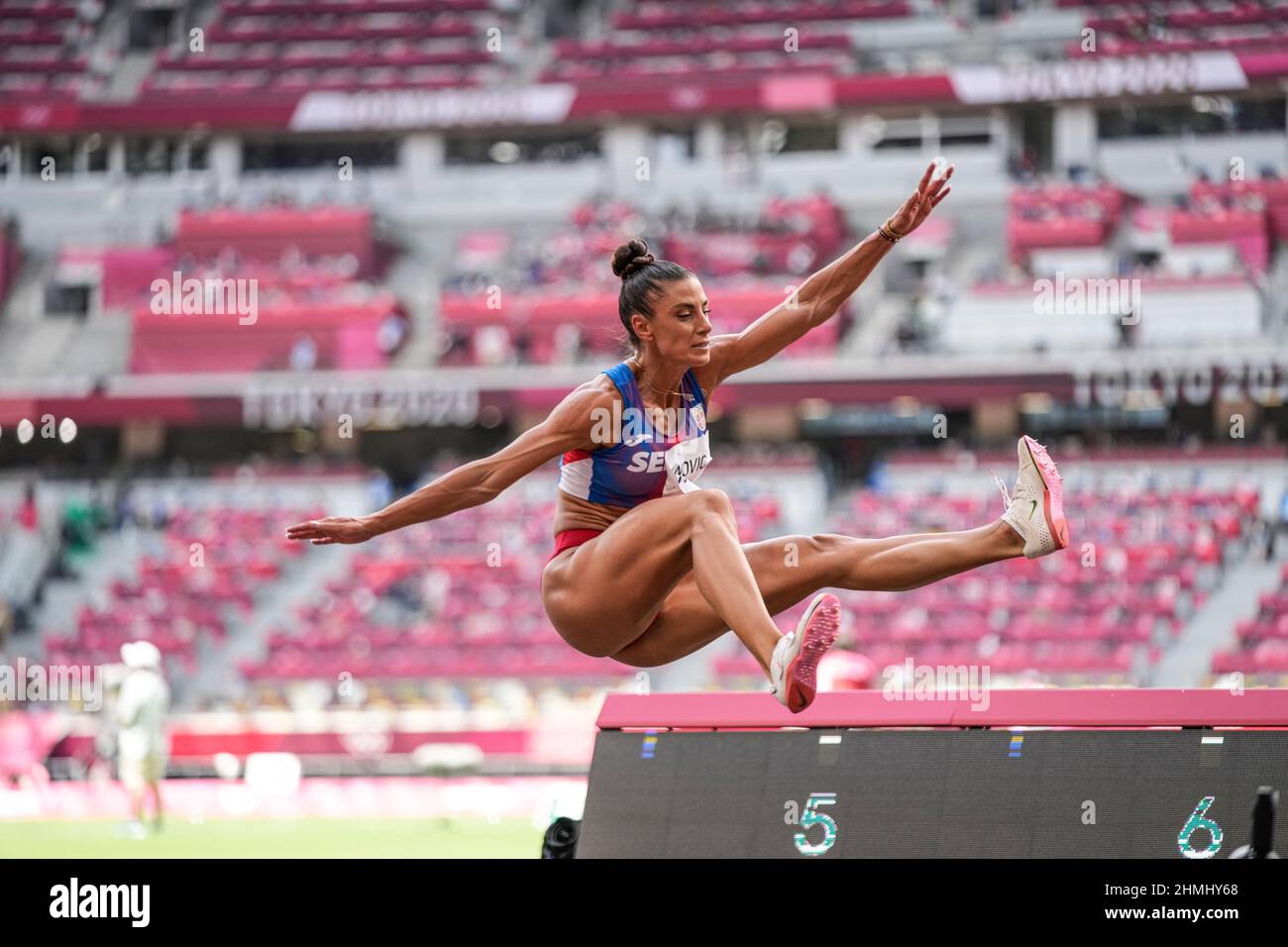 Ivana Spanovic participating in the Tokyo 2020 Olympic Games in the