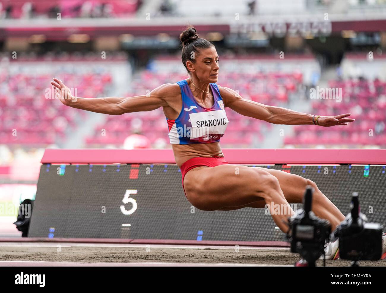 Ivana Spanovic participating in the Tokyo 2020 Olympic Games in the