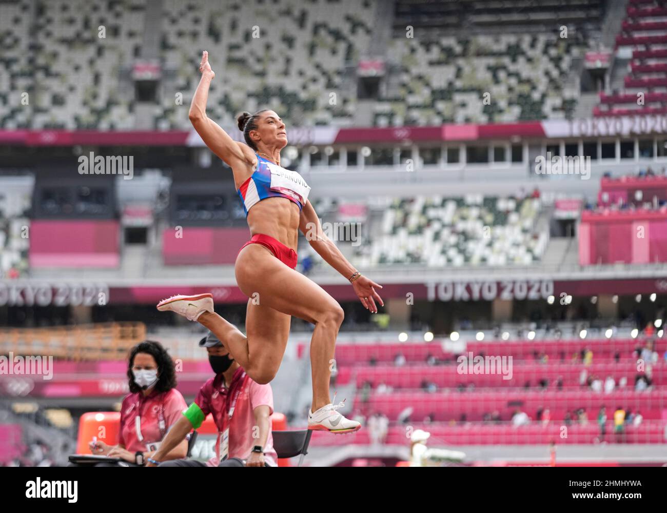 Ivana Spanovic participating in the Tokyo 2020 Olympic Games in the