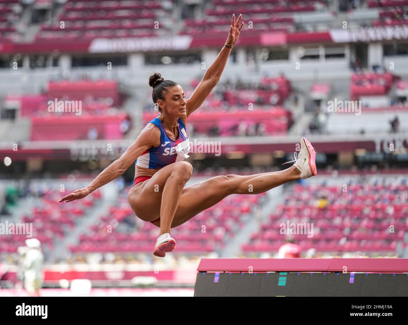 Ivana Spanovic participating in the Tokyo 2020 Olympic Games in the