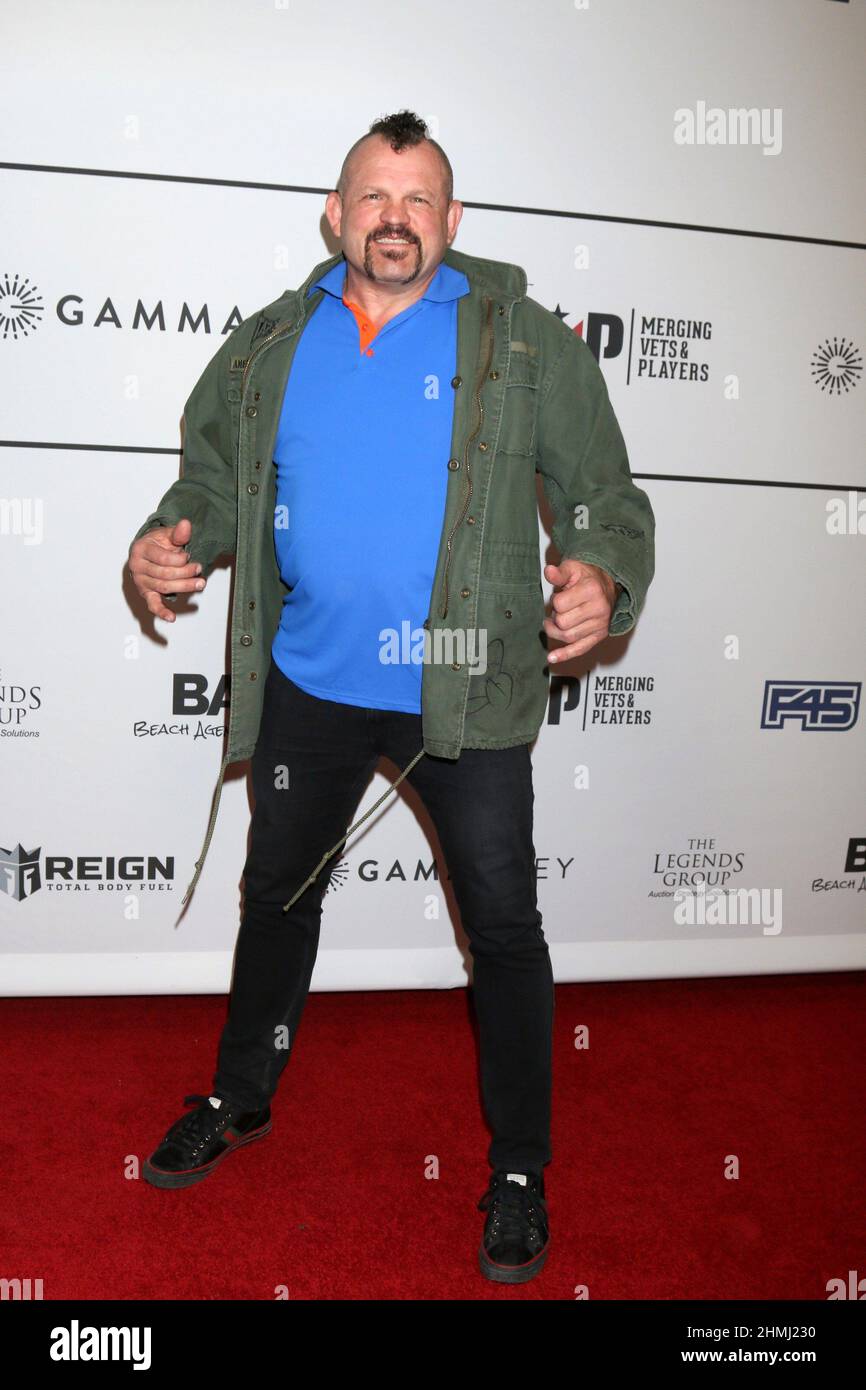 Los Angeles, CA. 9th Feb, 2022. Chuck Liddell at arrivals for Merging Vets and Players (MVP) Charity Super Bowl Kick-Off Benefit Fundraiser, Academy LA Nightclub, Los Angeles, CA February 9, 2022. Credit: Priscilla Grant/Everett Collection/Alamy Live News Stock Photo