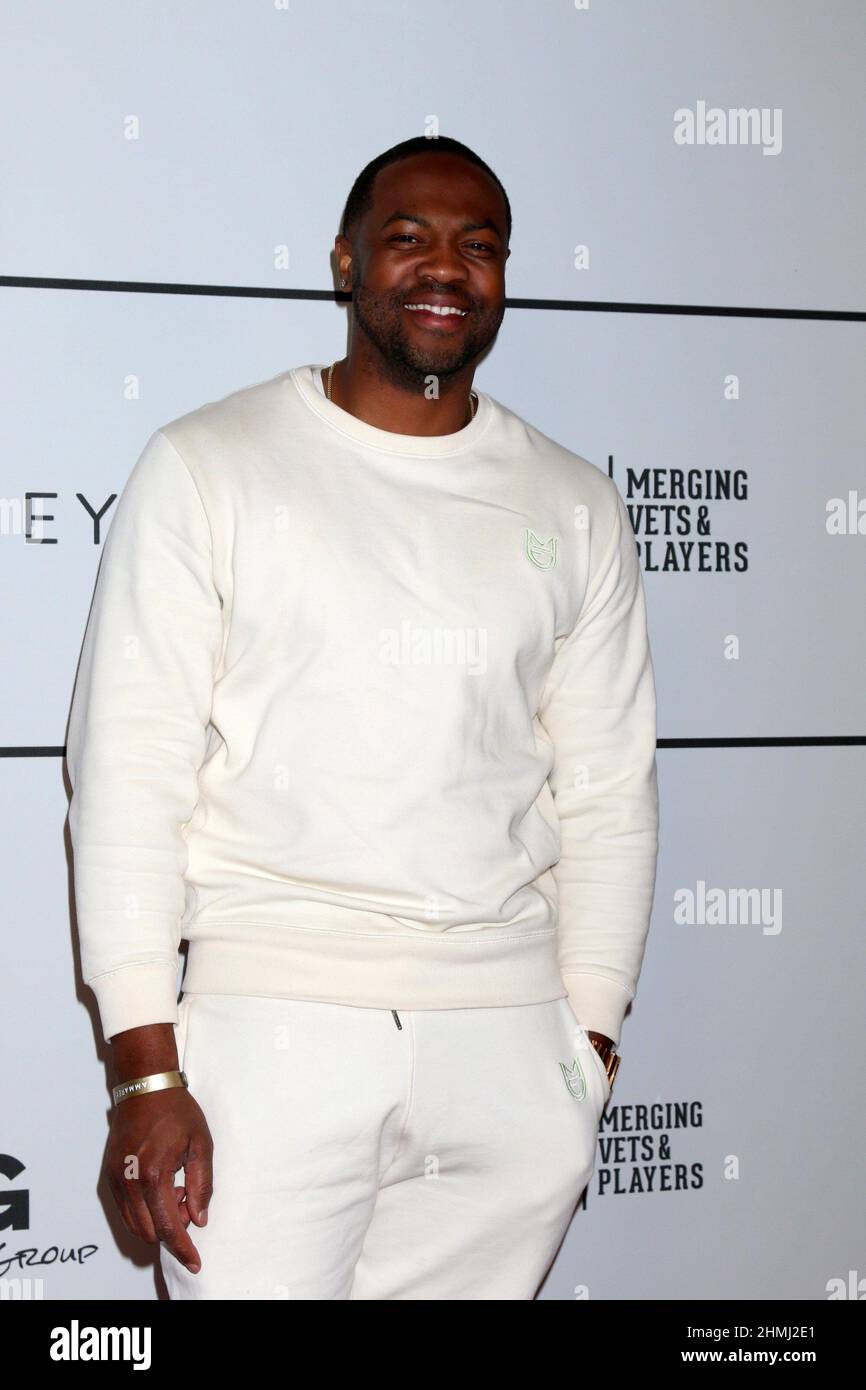 Los Angeles, CA. 9th Feb, 2022. Ser'Darius Blain at arrivals for Merging Vets and Players (MVP) Charity Super Bowl Kick-Off Benefit Fundraiser, Academy LA Nightclub, Los Angeles, CA February 9, 2022. Credit: Priscilla Grant/Everett Collection/Alamy Live News Stock Photo