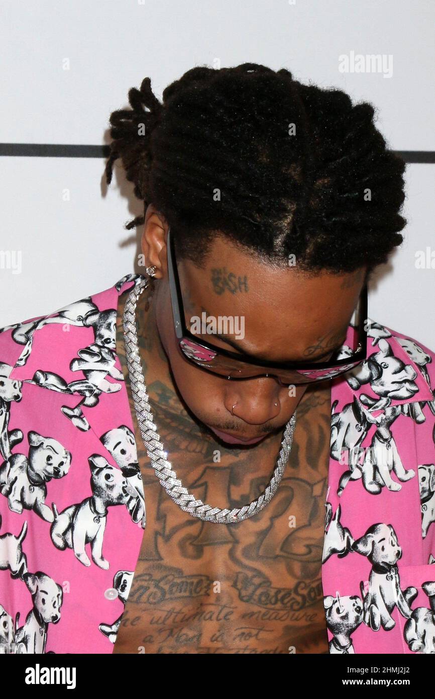 Los Angeles, CA. 9th Feb, 2022. Wiz Khalifa at arrivals for Merging Vets and Players (MVP) Charity Super Bowl Kick-Off Benefit Fundraiser, Academy LA Nightclub, Los Angeles, CA February 9, 2022. Credit: Priscilla Grant/Everett Collection/Alamy Live News Stock Photo