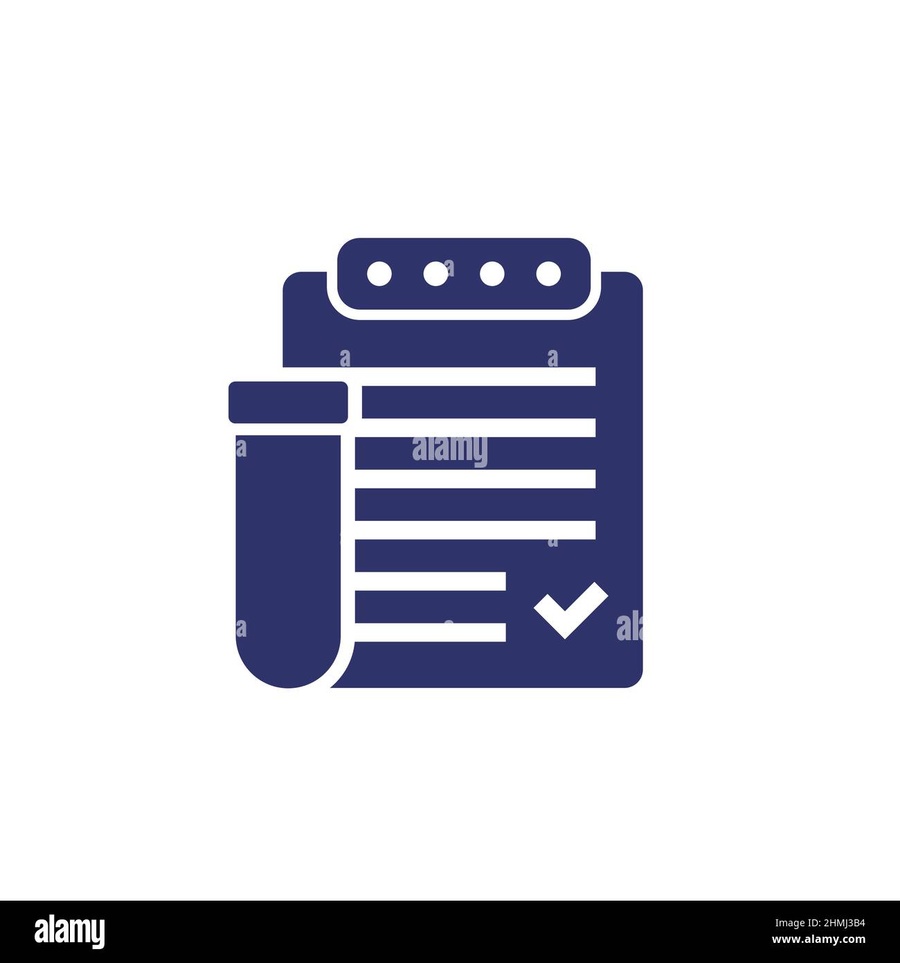 lab medical test results icon on white Stock Vector Image & Art Alamy