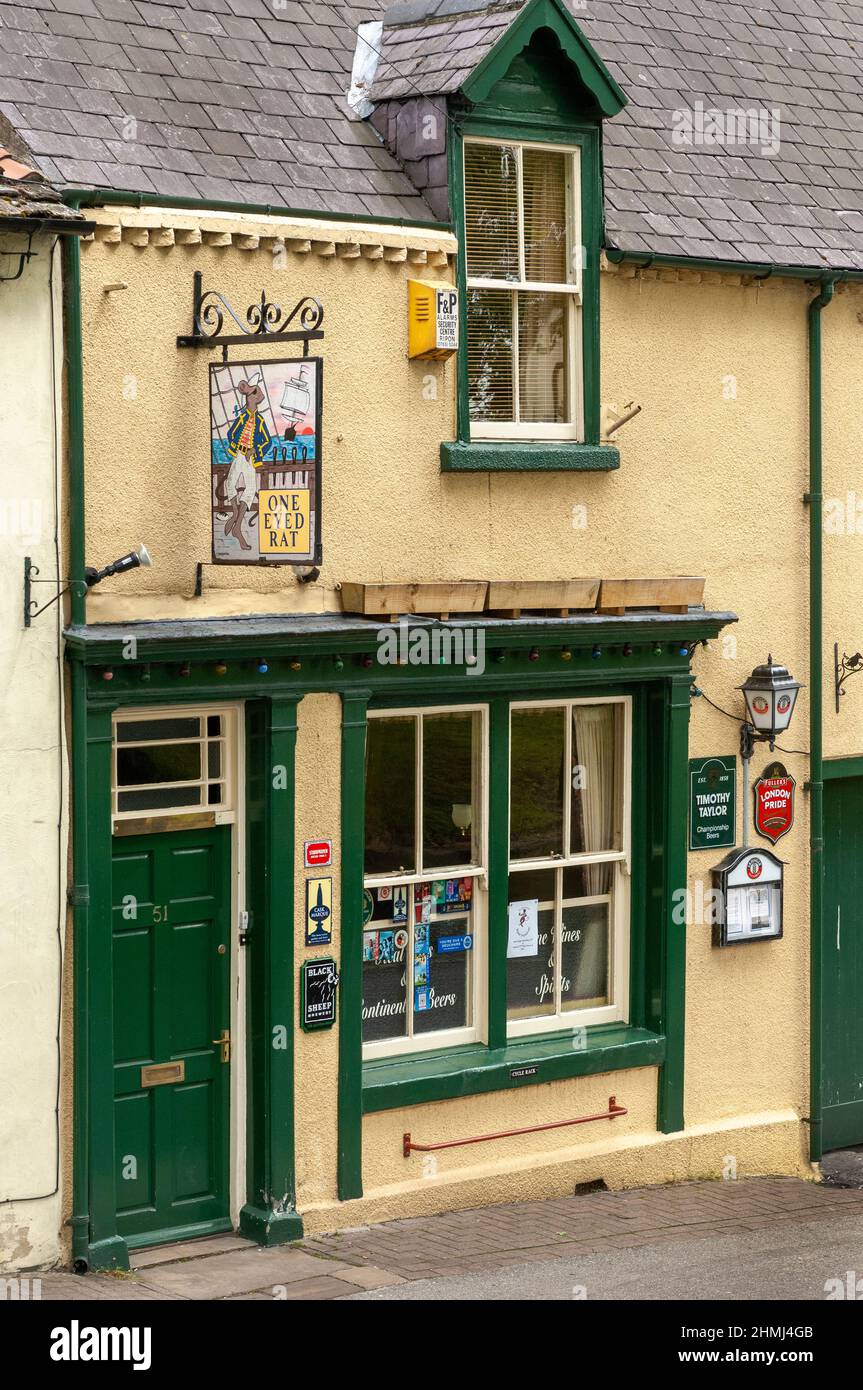 One Eyed Rat public house, Ripon, Yorkshire, England, UK Stock Photo