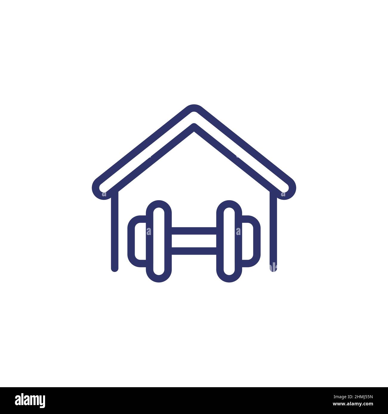 home workout, gym line icon Stock Vector Image & Art - Alamy