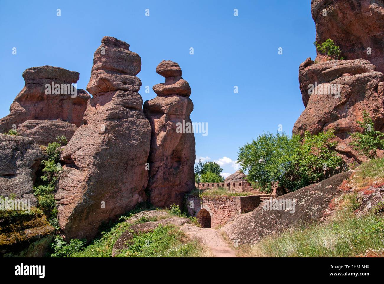 The Belogradchik Rocks are a group of strangely shaped sandstone and ...
