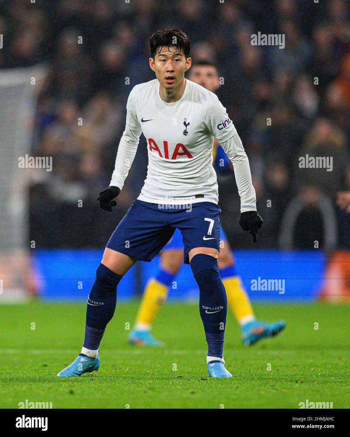 London, UK. 4th Jan, 2023. Heung-Min Son of Tottenham celebrates