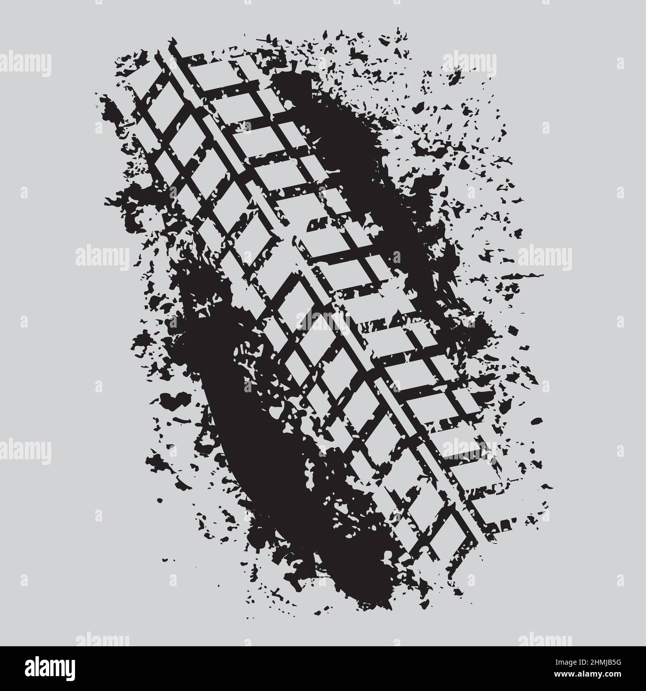 black tire track Stock Vector Image &amp; Art - Alamy