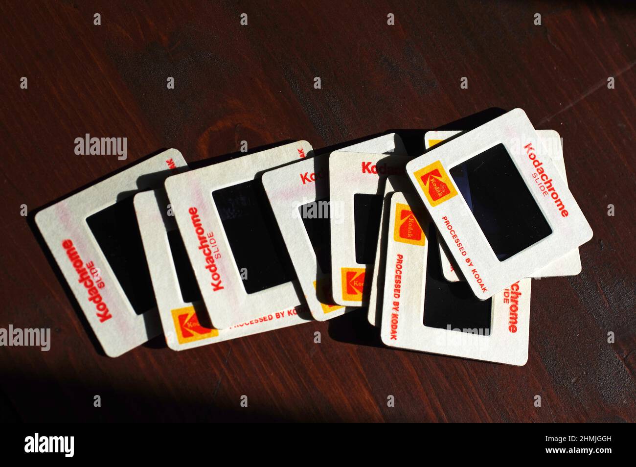 Old Kodachrome slides Stock Photo Alamy