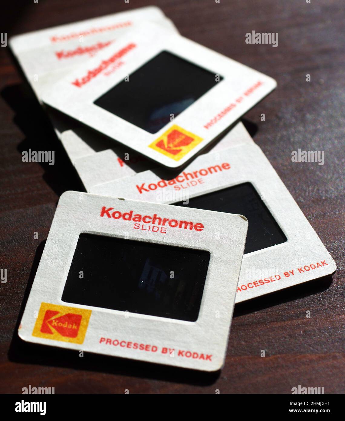 Old Kodachrome slides Stock Photo Alamy
